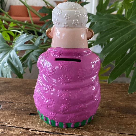 RARE Vintage Enesco Marjorie Sanat “Squeal of Fortune” Piggy Bank. - Picture 4 of 9